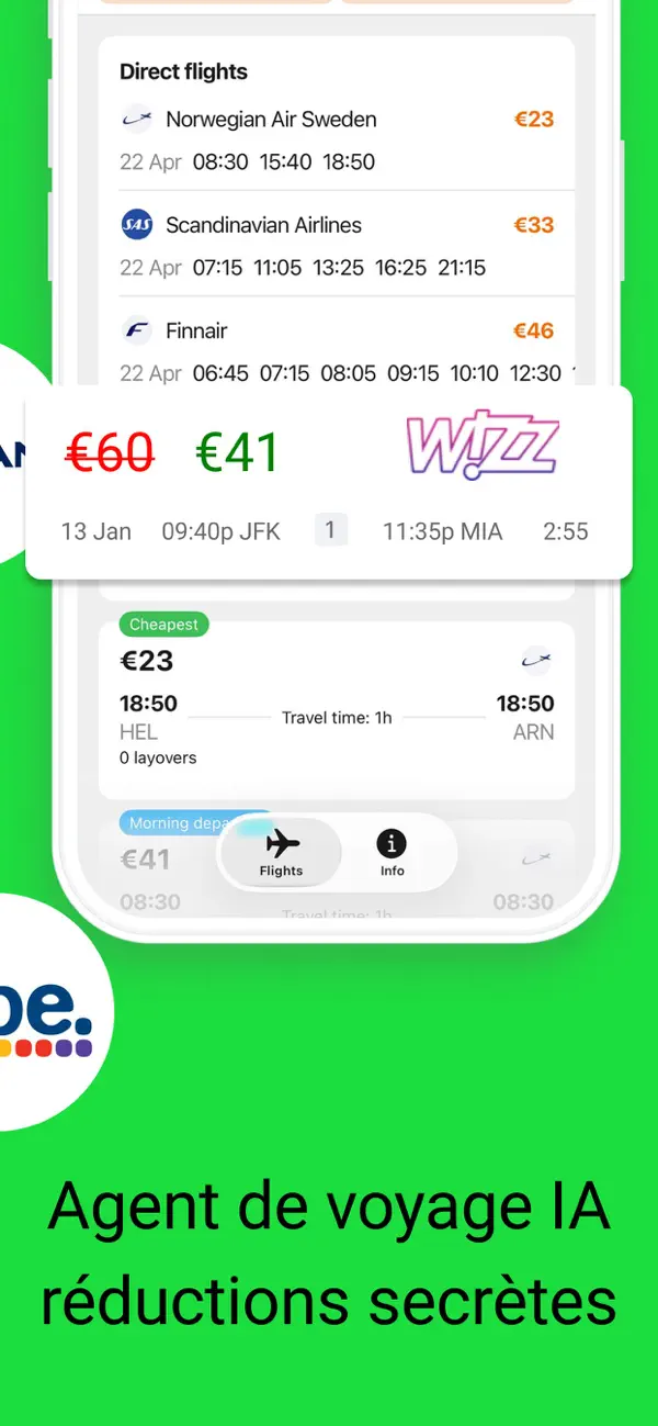 Screenshot #2 pour Vols pas chers — All Airlines!