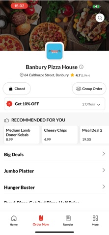Banbury Pizza House screenshot