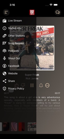 107.1 Bob FM Redding screenshot