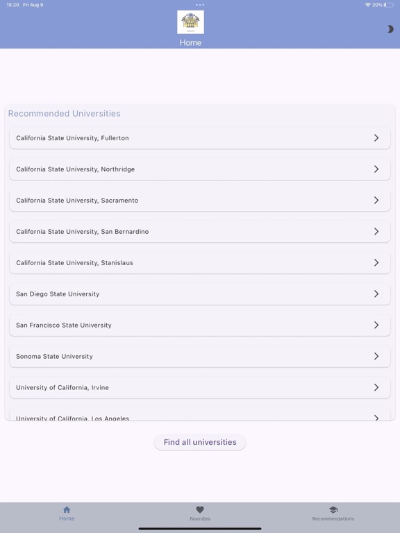 Screenshot #4 pour CollegeMatcher