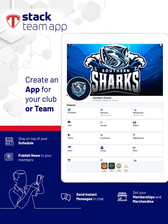 Screenshot #4 pour Stack Team App