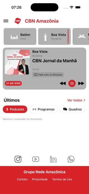 CBN Amazônia iPhone screenshot 4