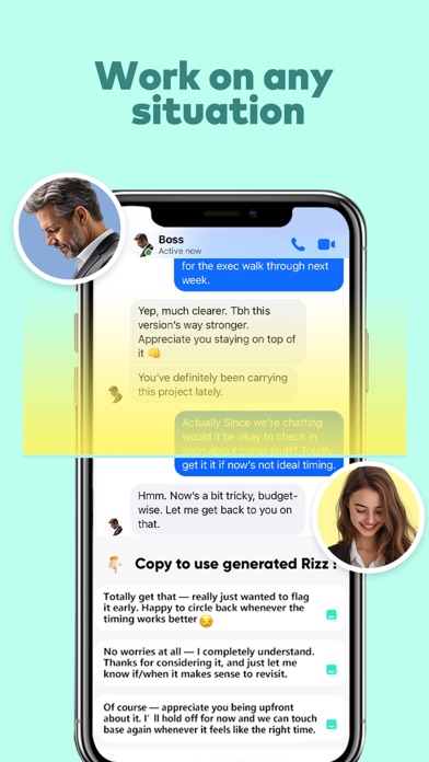 SynthTalk-Rizz AI assistant Screenshot