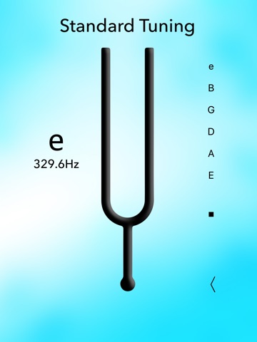 Acoustic Guitar Tuner Basic iPad screenshot