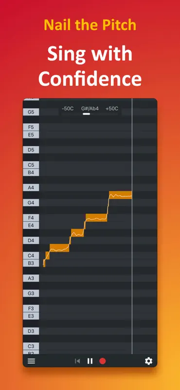 Nail the Pitch - Vocal Monitor screenshot 1 of 6