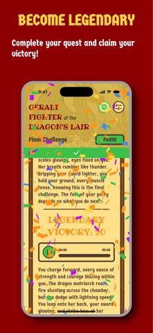 Critical HIIT: Fantasy Workout iPhone screenshot