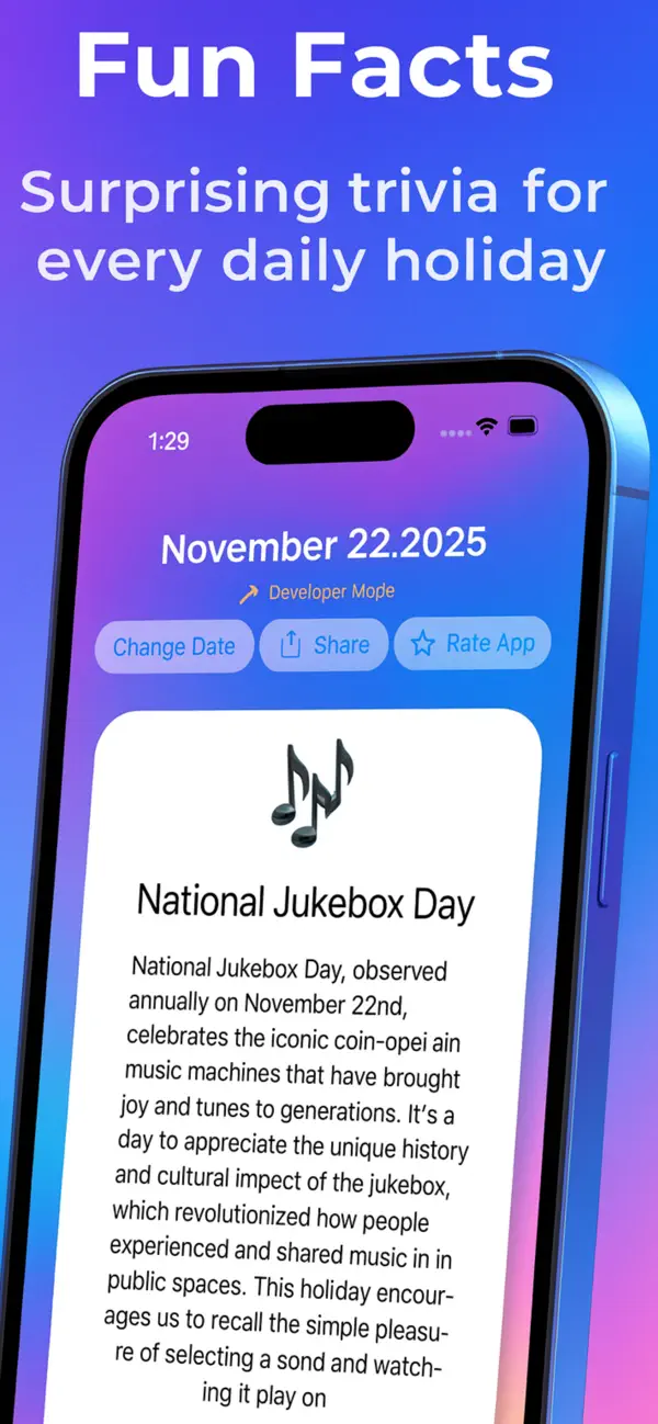 #2. Obscure Holiday Calendar (iOS) 由: Cody Graves
