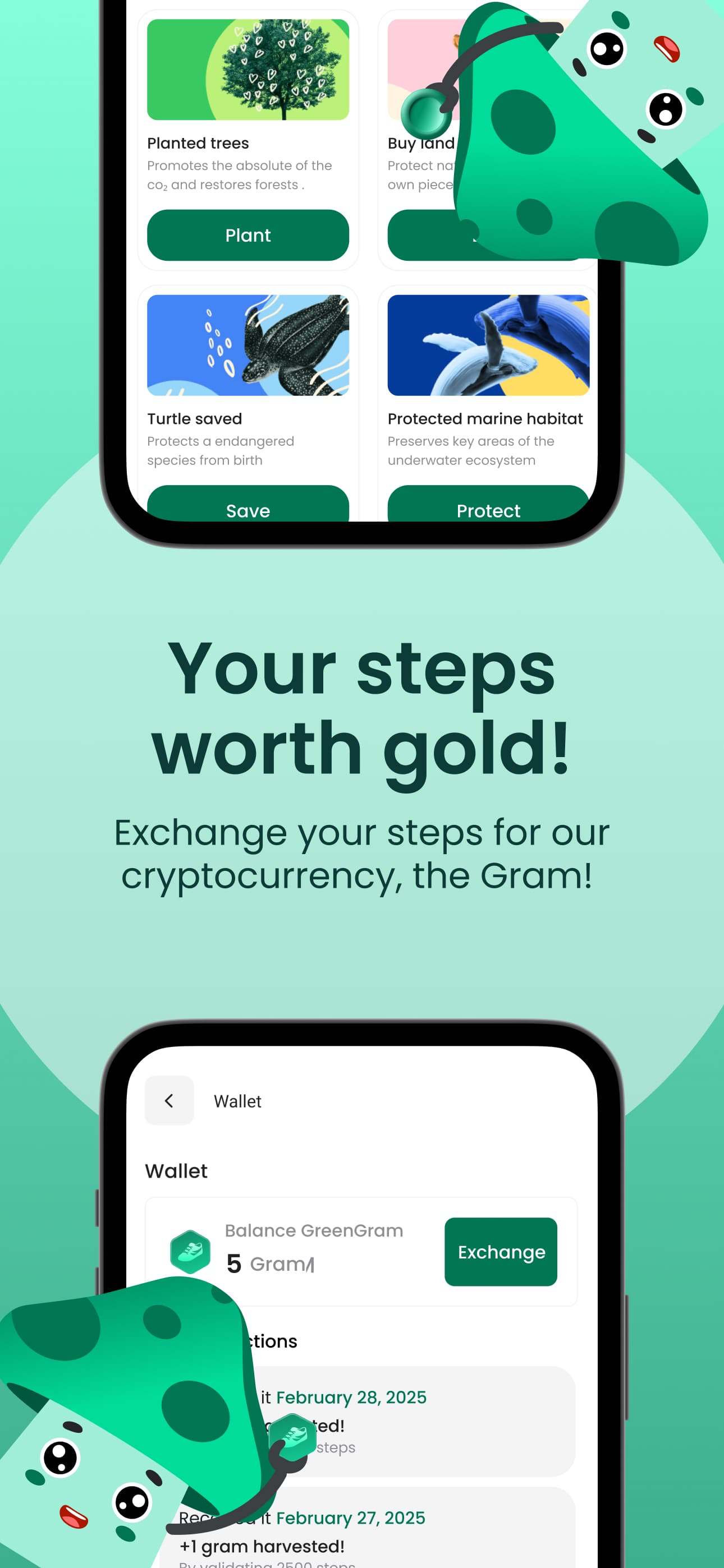 GreenGram - It pays to walk screenshot 7