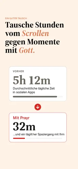 Screenshot von Prayr - Gott Zuerst auf dem iPhone 5