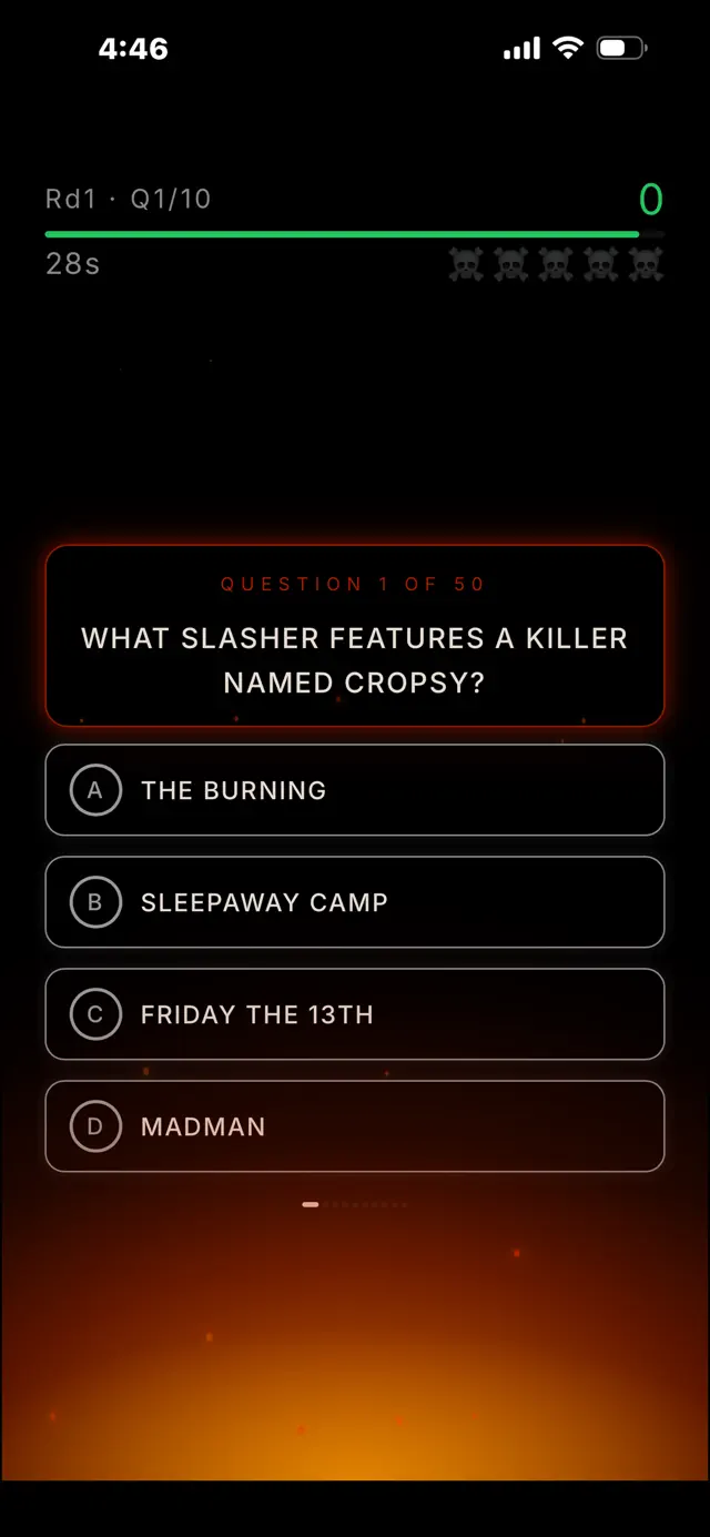 Horror Trivia by Sinister screenshot 2