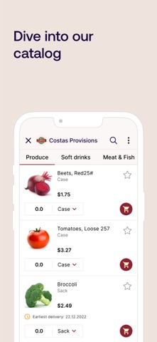Costas Provisions screenshot