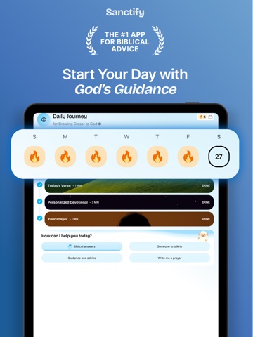 Sanctify - Prayers & Guidance iPad screenshot 1