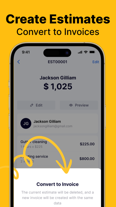 Invoice Generator－Estimate App Screenshot