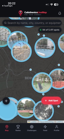 Calisthenicslivemap Screenshot 9 of 10