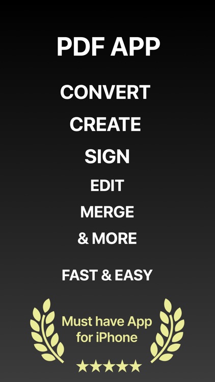 PDF App: Convert, Create, Sign