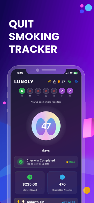 Quit Smoking: Lungly Screenshot 2 of 6