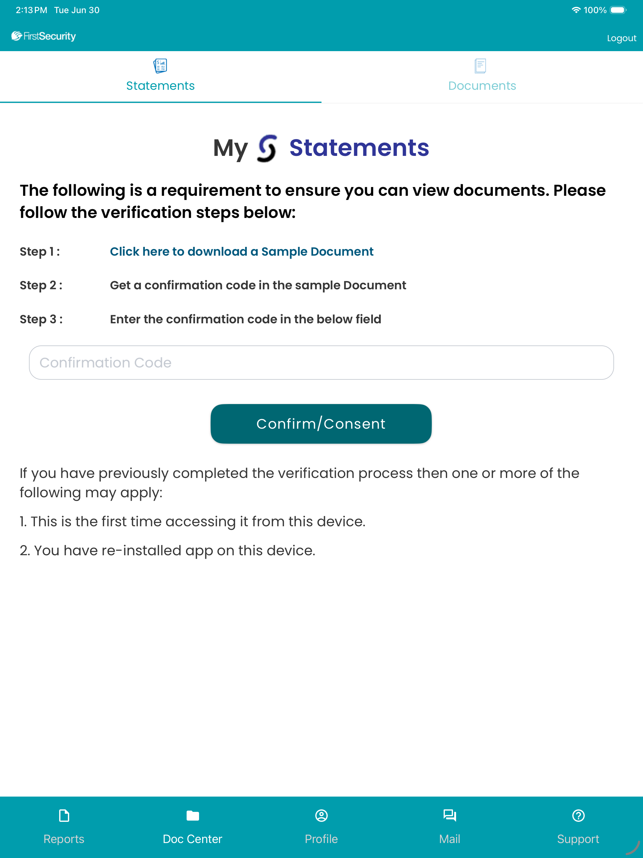 First Security Wealth Access screenshot 13