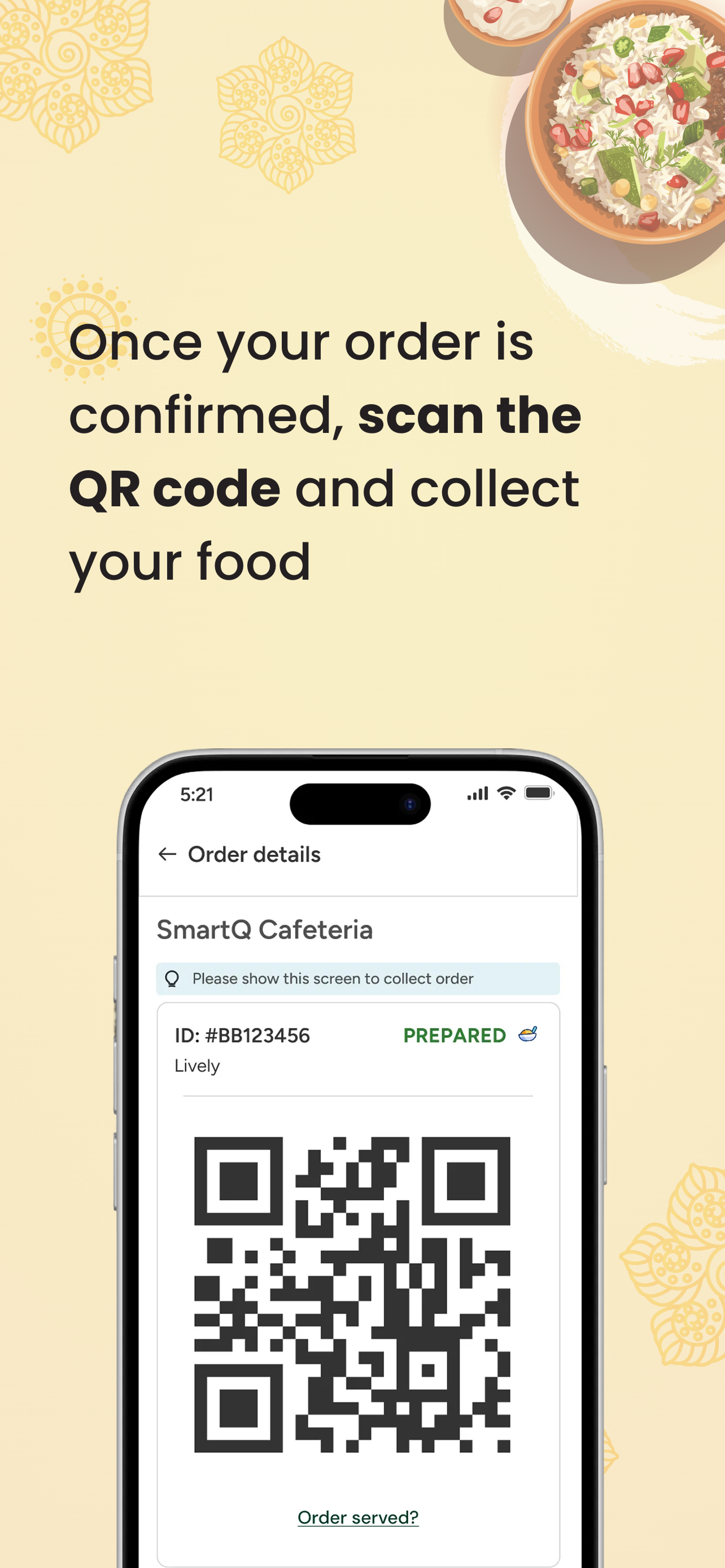 SmartQ - Food Ordering App