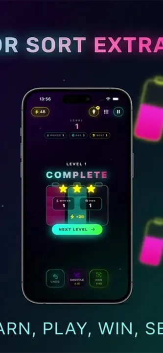Neon Pour screenshot 3