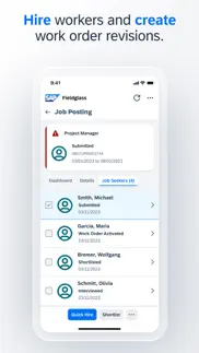 sap fieldglass manager hub iphone capturas de pantalla 4