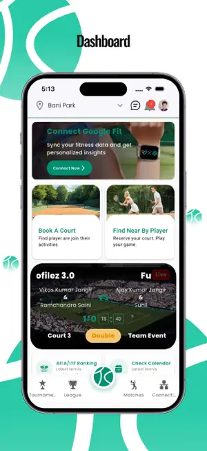 TennisKhelo screenshot 1
