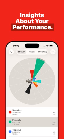 GymBook ・ Strength Training iPhone screenshot
