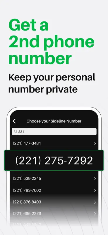 Sideline: Private 2nd Number screenshot 1 of 8