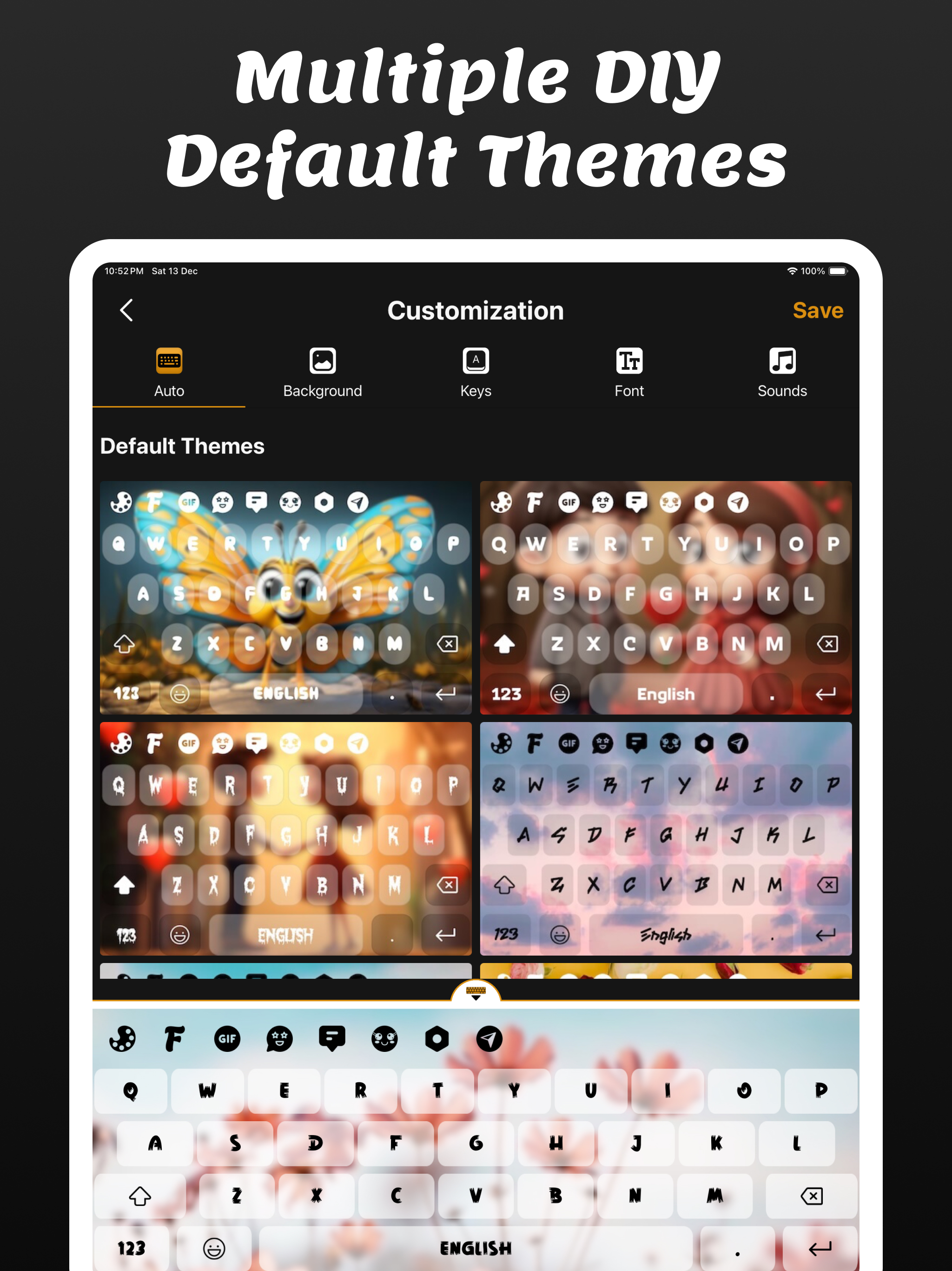 Fonts : Color Keyboard Themes screenshot 15