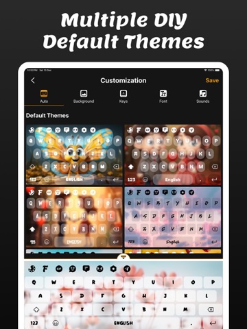 Fonts : Color Keyboard Themes iPad screenshot