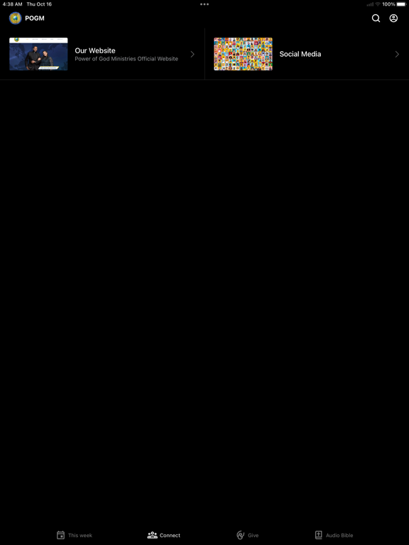 The Power of God Ministries iPad screenshot 2 - Education app