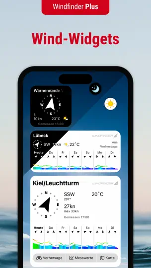 Screenshot von Windfinder Pro: Wind & Wetter auf dem iPhone 6