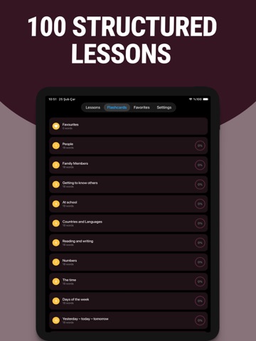 Learn Amharic - Lentil iPad screenshot