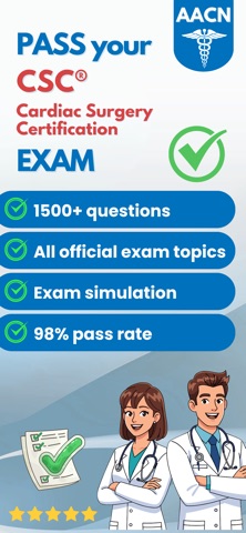 AACN CSC Exam Test Prep 2026 Screenshot 1 of 6