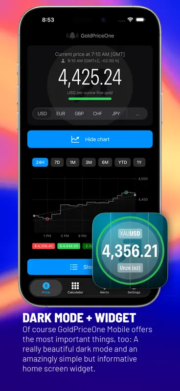 GoldPriceOneMobile screenshot 10 of 10
