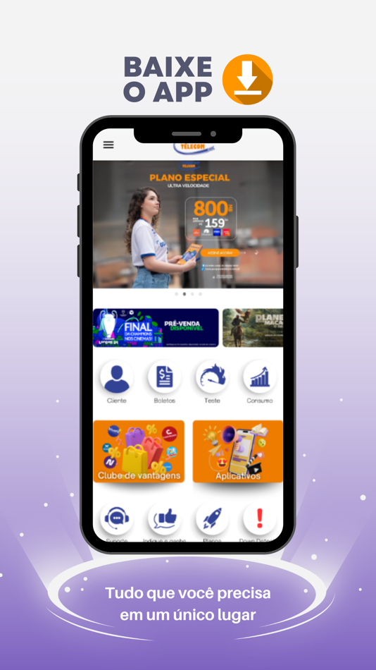 #1. ParqueNet Telecom App Cliente (iOS) 由: Sims Beneficios