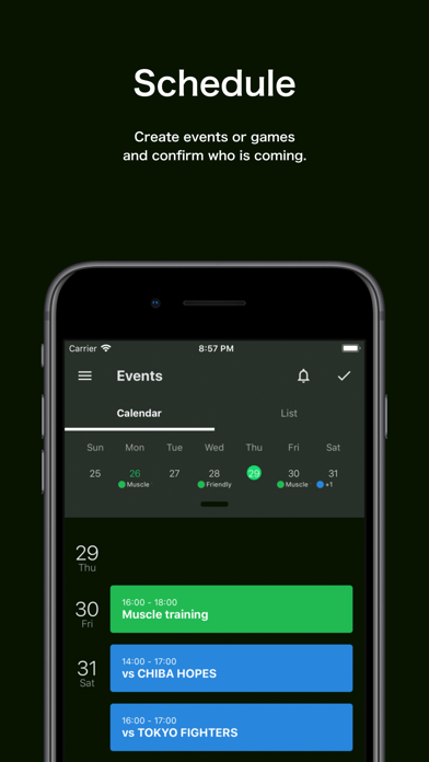 TeamHub - Manage Sports Teams Screenshot