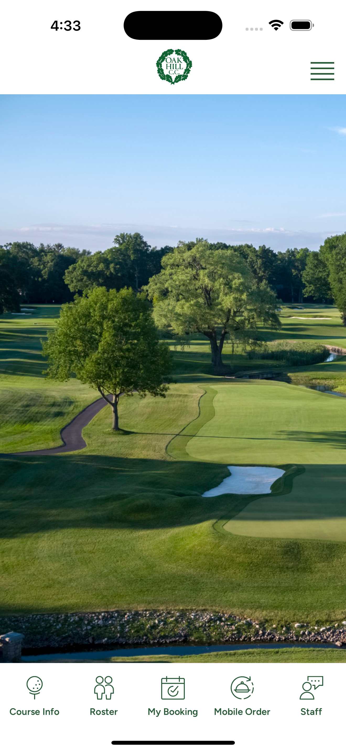 Oak Hill Country Club.