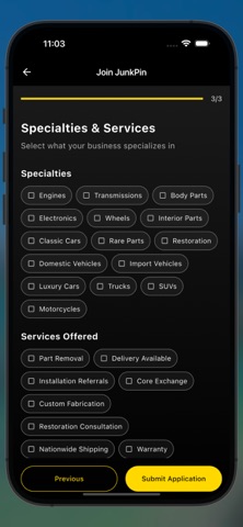 JunkPin – Salvage Yard Finder screenshot