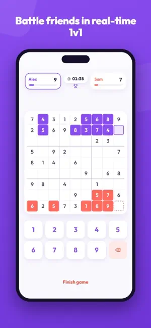 Sudoku Online: Multiplayer 1v1 screenshot 1