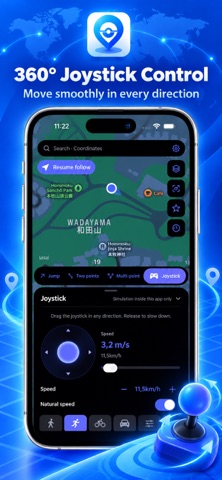 MockPoGo: GPS Joystick & Route のスクリーンショット