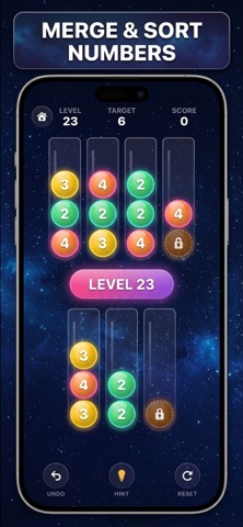 Trinum: Number Sort Puzzle Screenshot 3 of 3