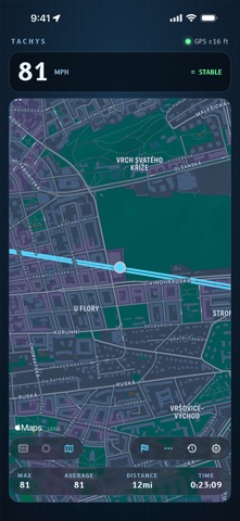 Tachys — GPS Speedometer Screenshot 3 of 5