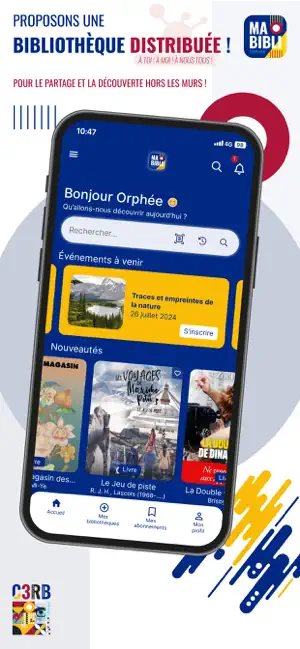 MaBibli iPhone screenshot 1