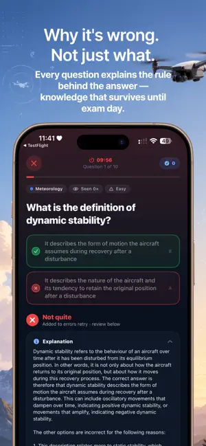 Drone License Exam: UASQuiz screenshot 3