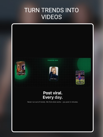TrendClone: AI Video Maker iPad screenshot