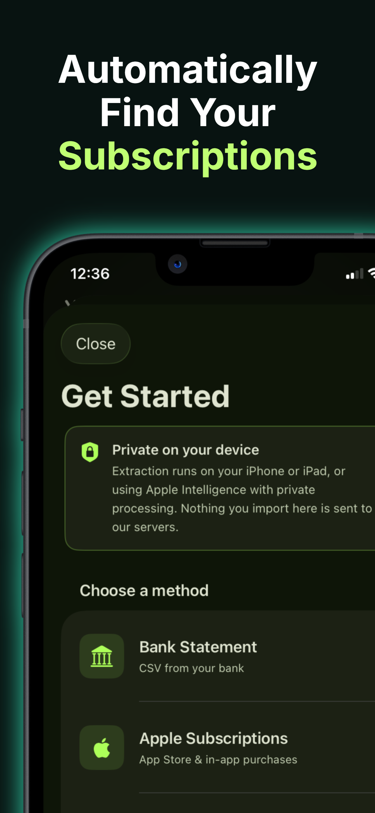 Subio: Subscription Tracker
