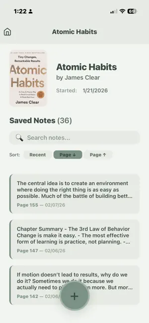 Passage - Capture Book Notes screenshot 2