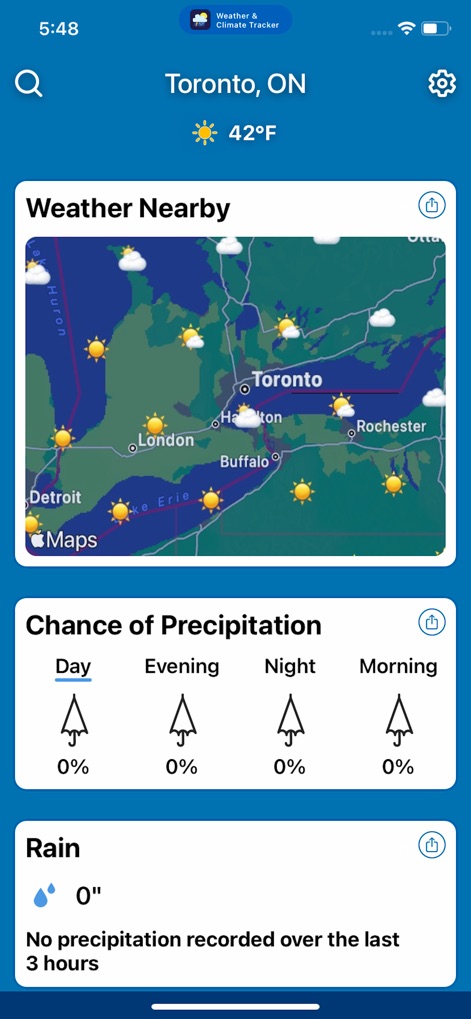 Weather Forecast by Climacam - Weather App | MWM