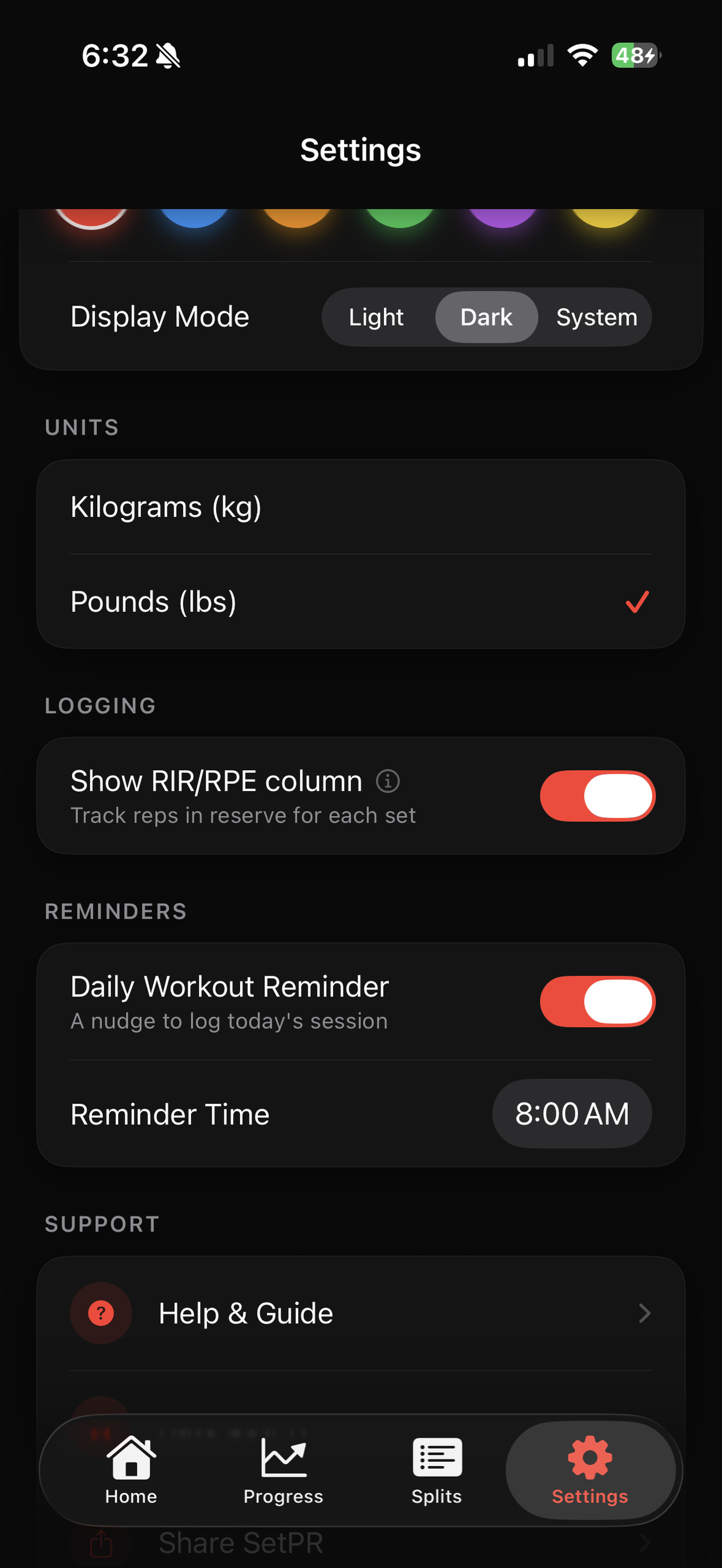 SetPR: Gym & Workout Tracker screenshot 4