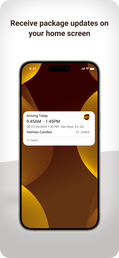 UPS - Alertes Personnalisées